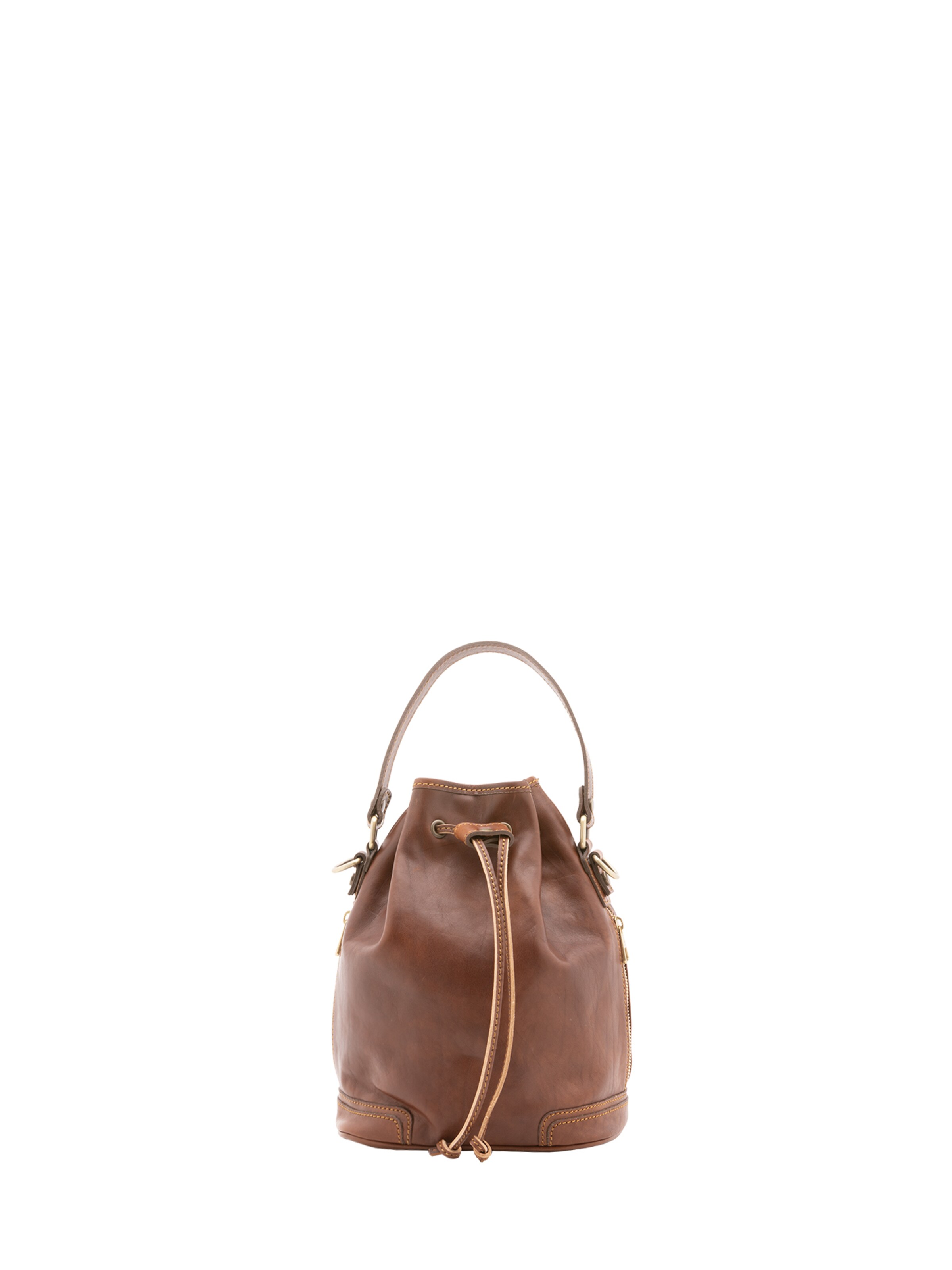 Poche ventrale Viola Castellani en marron