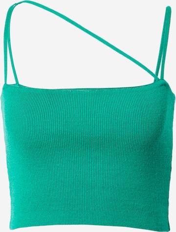 NU-IN Knitted Top in Green: front