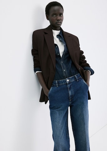 MANGO Wide leg Jeans 'Mae' in Blue