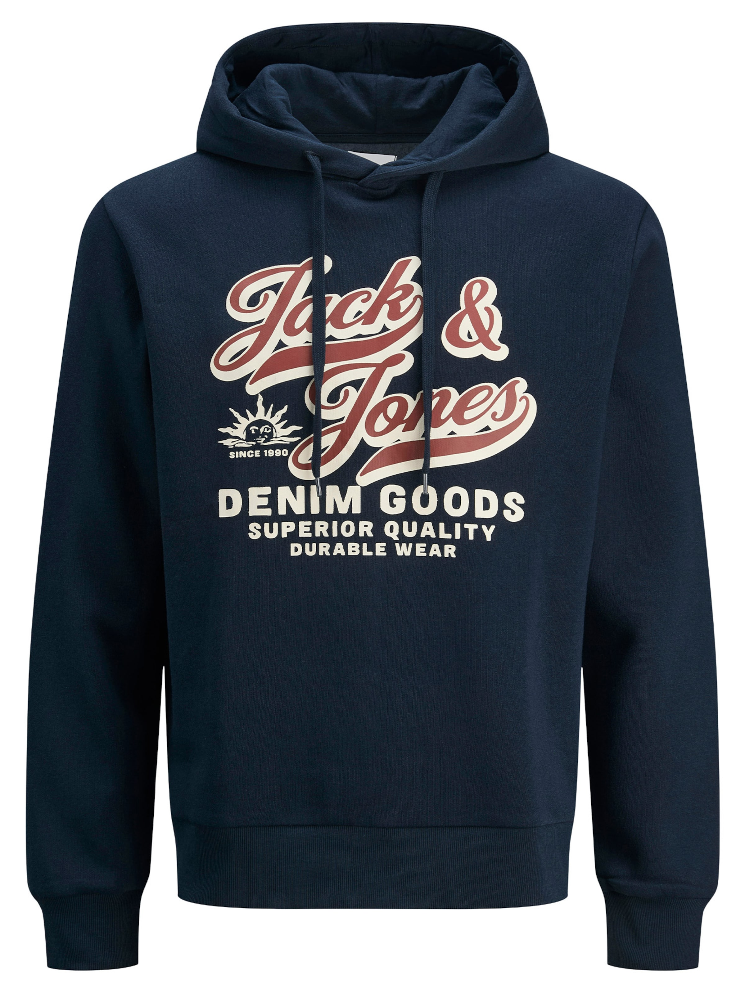 JACK & JONES Sweatshirt 'Logo' in Blue: front