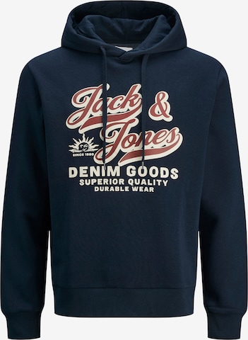 JACK & JONES Sweatshirt 'Logo' in Blue: front