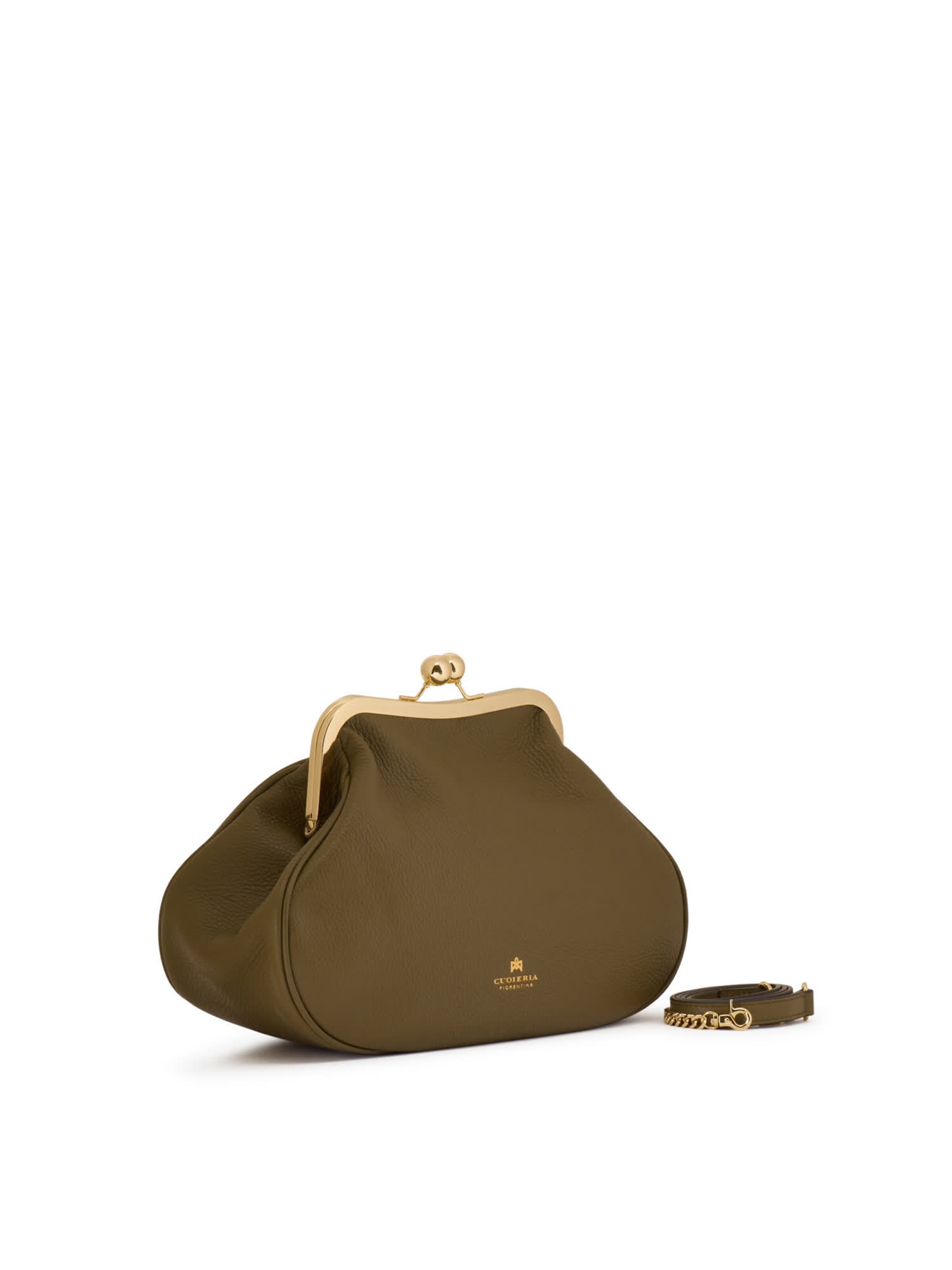 Pochette 'Joy' Cuoieria Fiorentina en vert