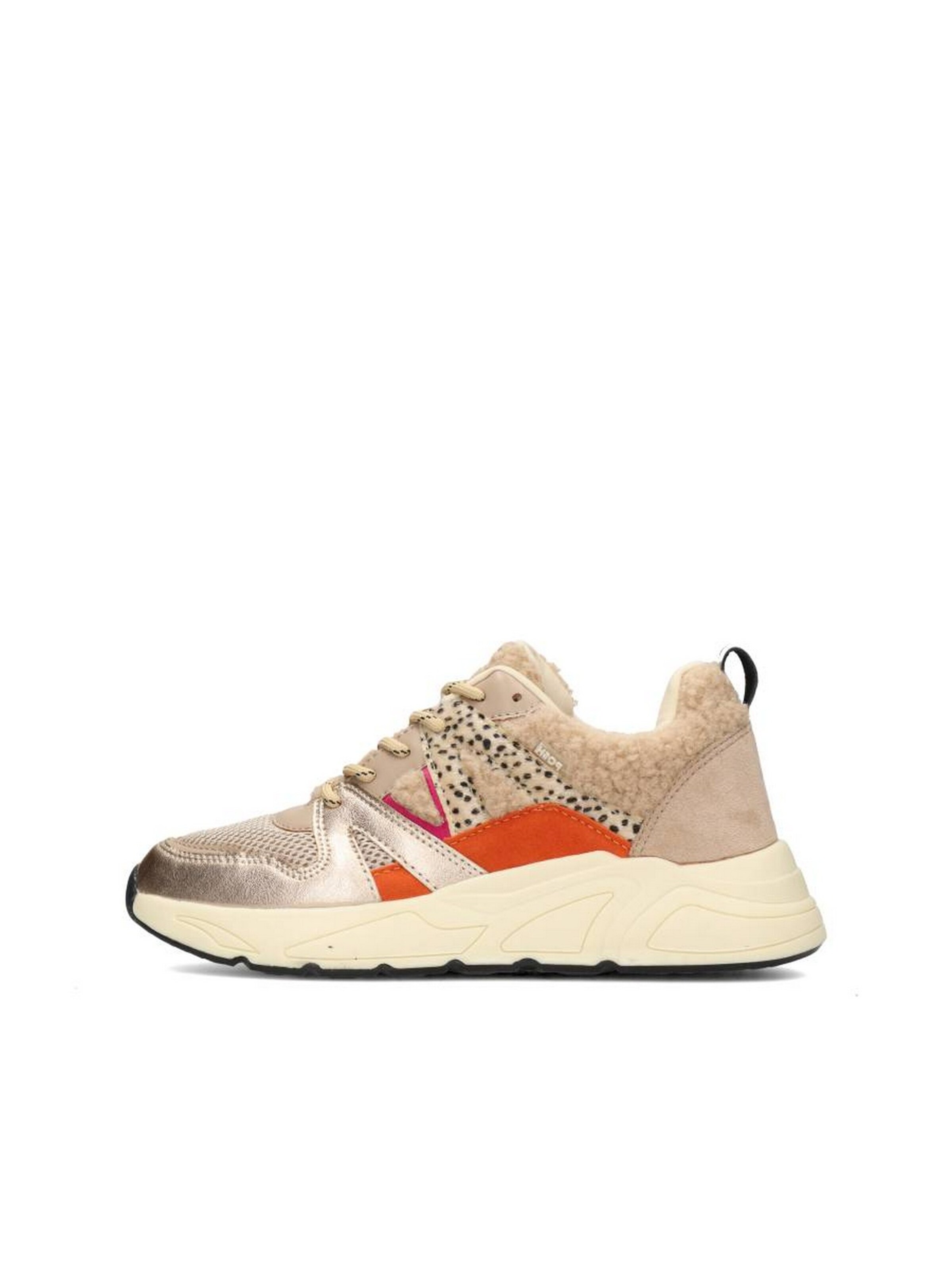 Baskets basses 'Carocel' POSH by Poelman en beige : devant