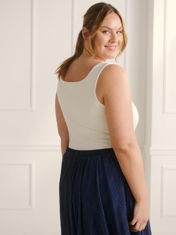 Guido Maria Kretschmer Curvy Топ 'Pamela' в Белый