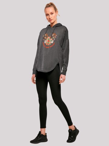 F4NT4STIC Sweatshirt 'Groovy And Bright Christmas Disco Deer' in Grau