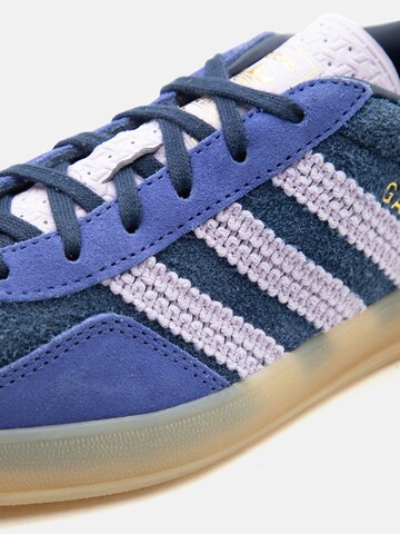 mėlyna ADIDAS ORIGINALS Sportbačiai be auliuko 'GAZELLE INDOOR'