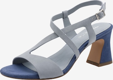 Sandales à lanières Tamaris en bleu : devant