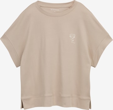 TOM TAILOR Majica | siva barva: sprednja stran