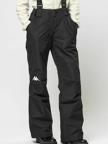 KAPPA Regular Pants ' Ski Pant ' in Black: front