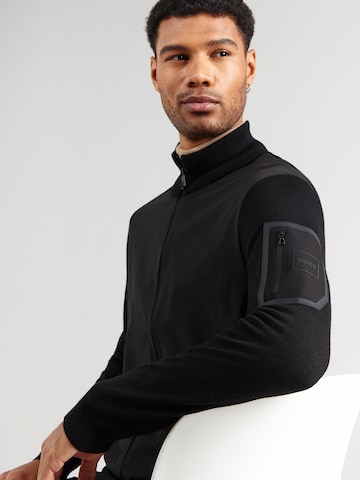 BOSS Kardigán 'KN_Momentum-X' - fekete