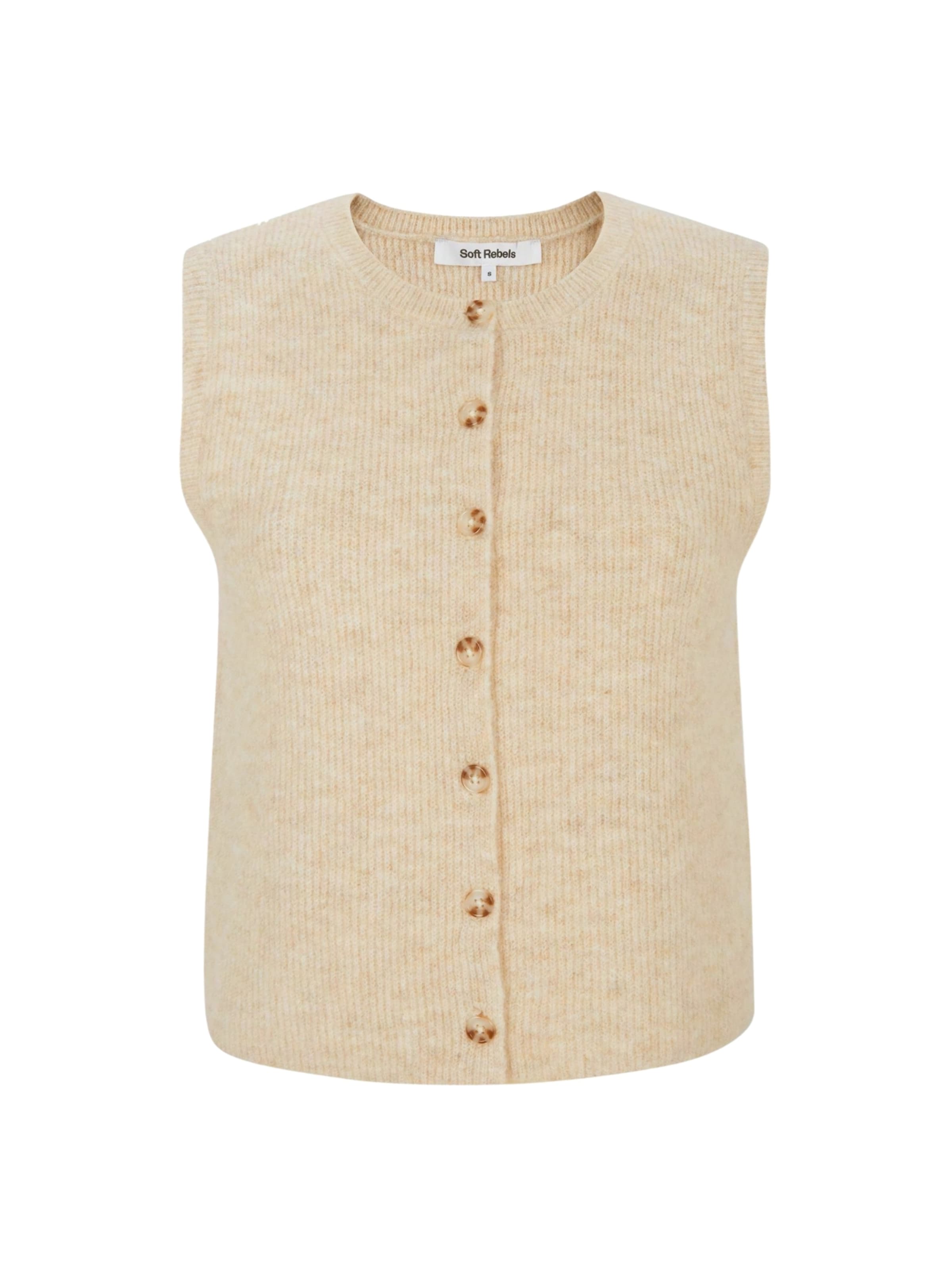 Pullover ' SRAlliy ' di Soft Rebels in grigio: frontale