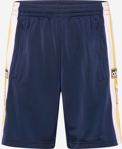 ADIDAS ORIGINALS Pants 'Adicolor Adibreak' in marine blue / Lemon yellow / White, Item view