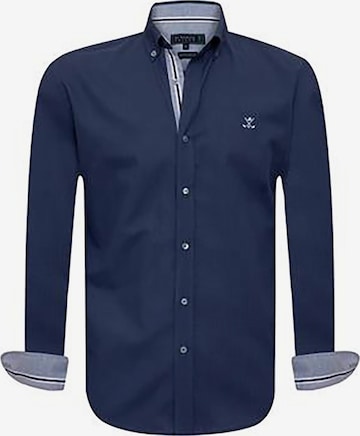 Sir Raymond Tailor Button Up Shirt 'Patty' in Blue: front