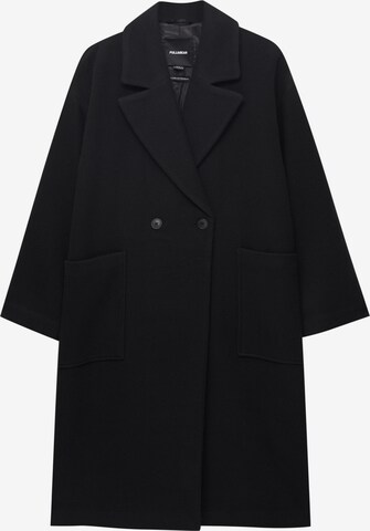 Cappotto di mezza stagione di Pull&Bear in nero: frontale