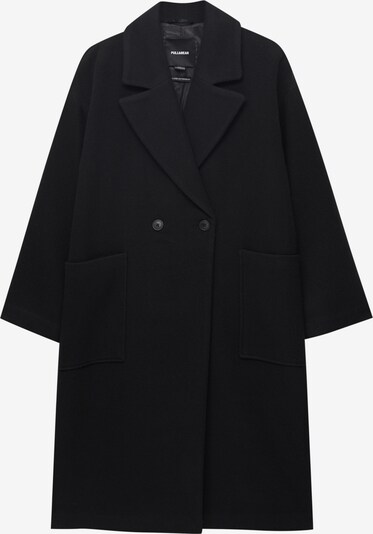 Pull&Bear Manteau mi-saison en noir, Vue avec produit