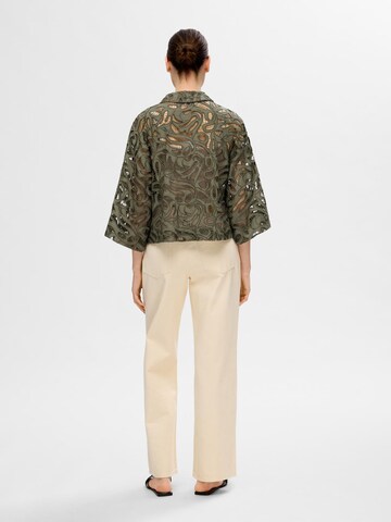 SELECTED FEMME Blouse 'SLFAllia' in Green