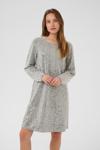 Robe de cocktail ' CUbia Tamera ' CULTURE en argent : devant