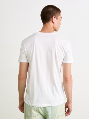 ALPHA INDUSTRIES T-Shirt in Weiß