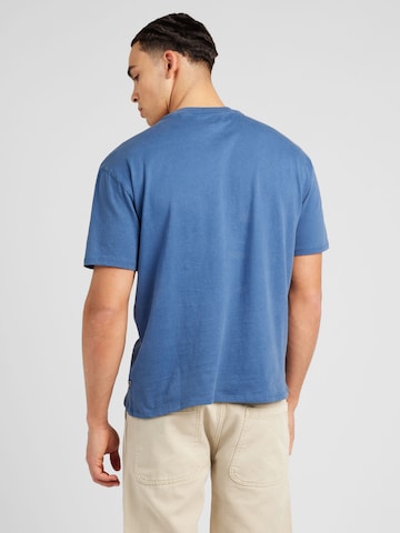 GUESS T-Shirt 'PACIFIC COAST' in Blau