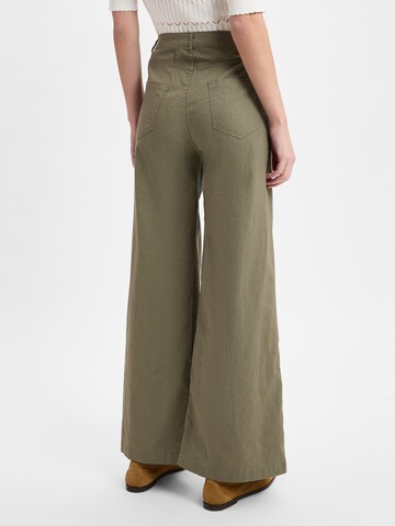 Franco Callegari Wide Leg Hose in Grau