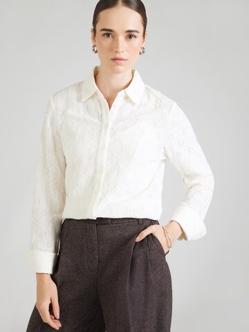 Camicia da donna 'OBJESTELLE' di OBJECT in bianco: frontale