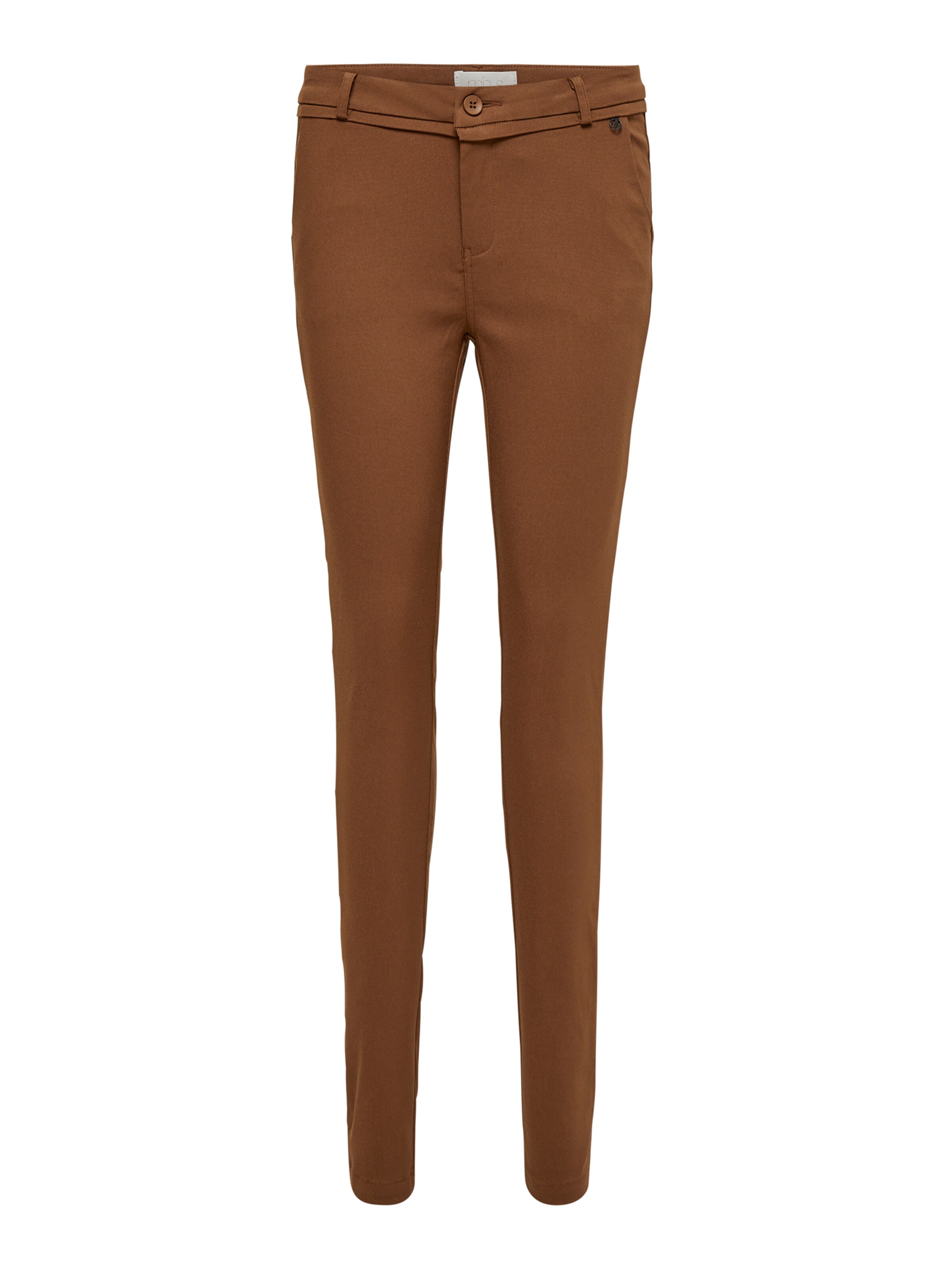 minus Broek 'Carma' in Bruin: voorkant