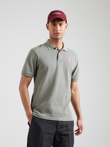 Hackett London Poloshirt 'NEW CLASSIC' in Grün: Vorderseite