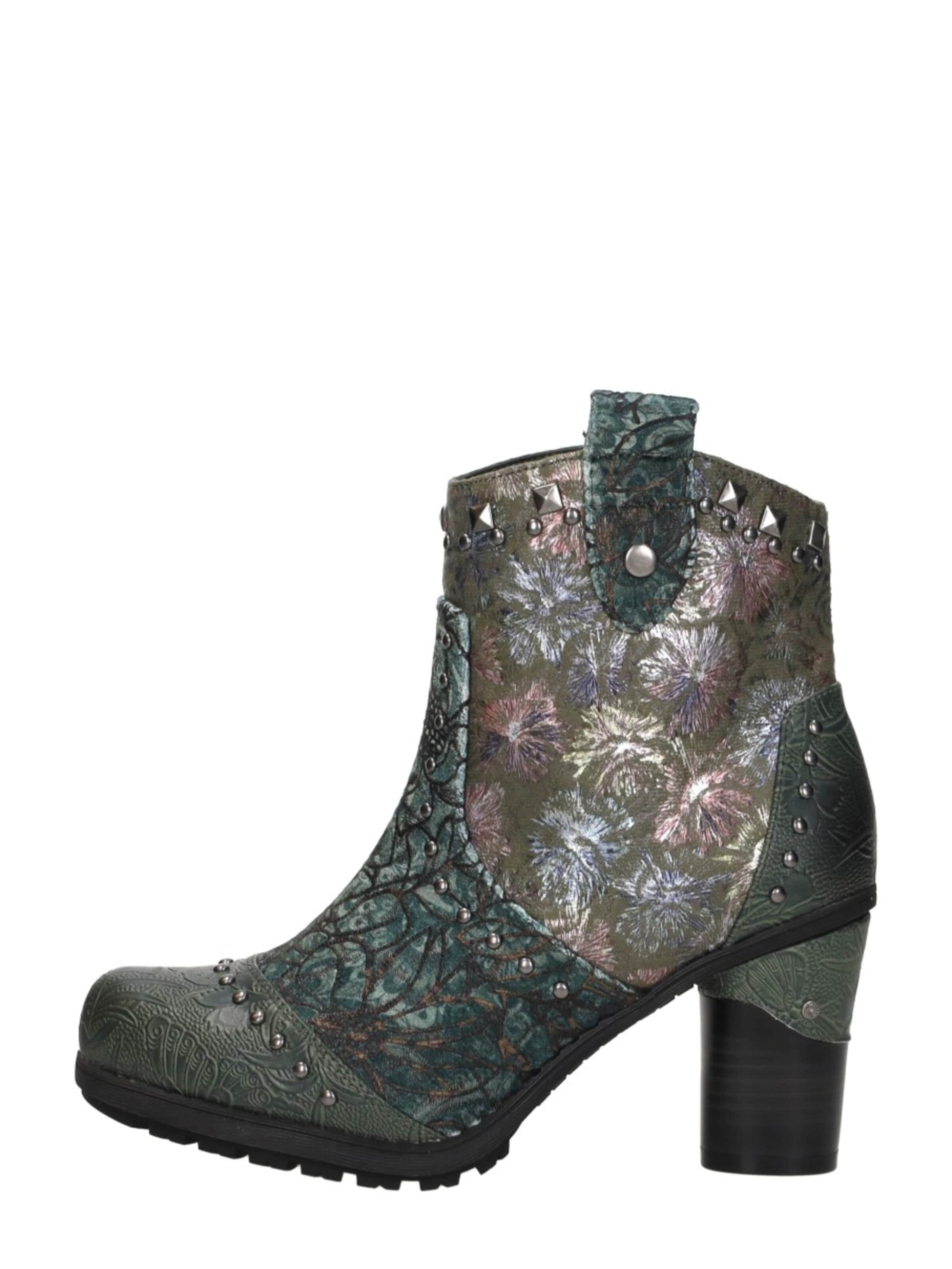 MUSTANG Boots 'Enkellaarsjes Hak' in Green: front