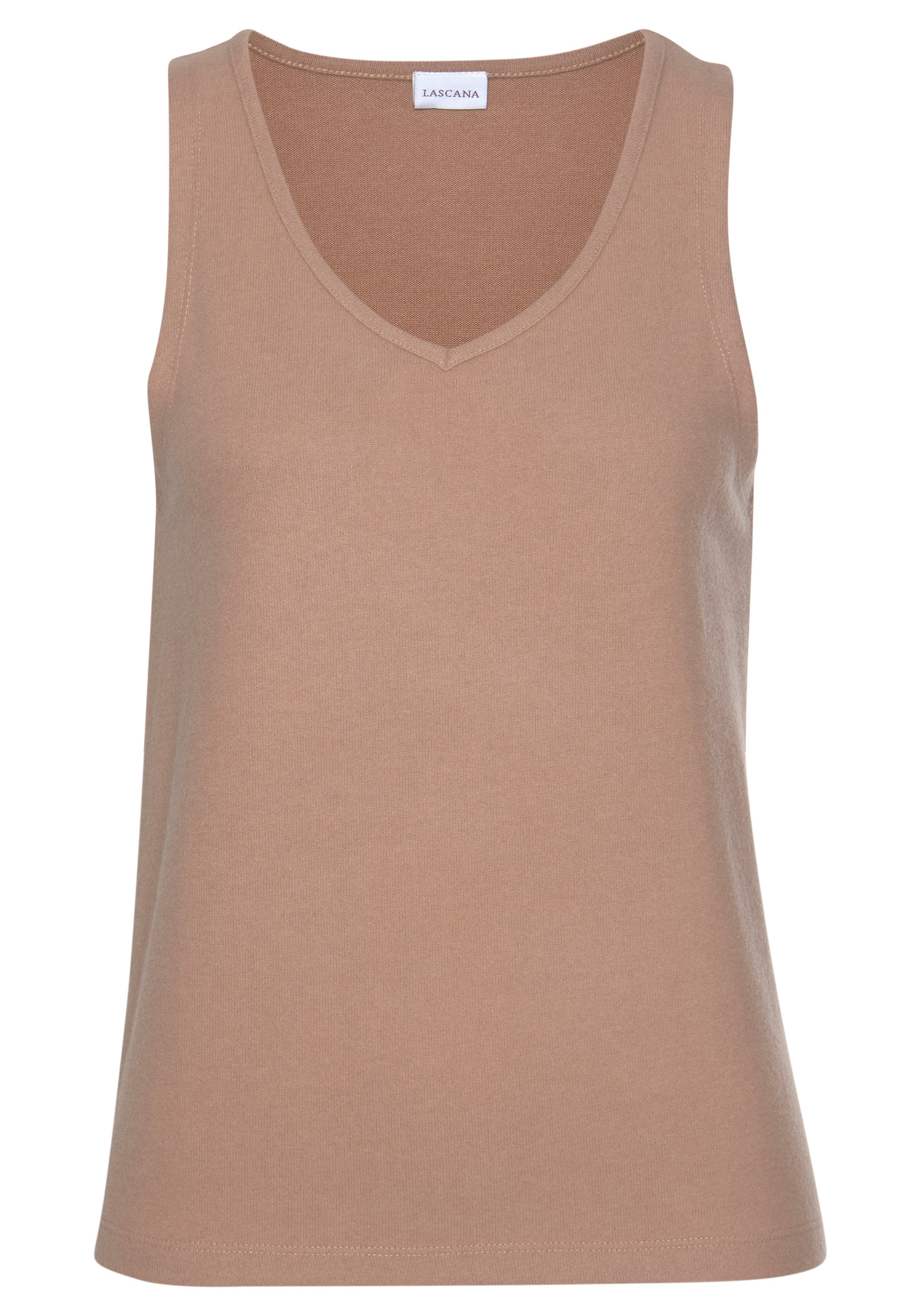 Top in maglia di LASCANA in beige: frontale