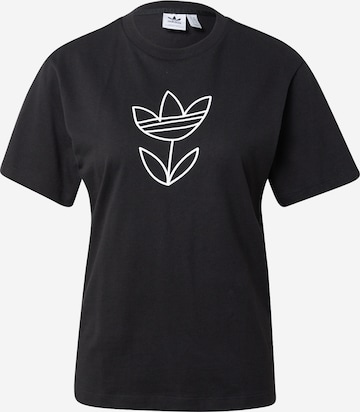 ADIDAS ORIGINALS Shirt 'Graphic Tee' in Zwart: voorkant