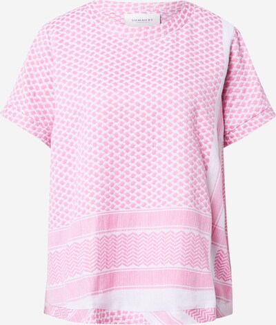 Camicia da donna Summery Copenhagen di colore lilla chiaro / bianco, Visualizzazione prodotti