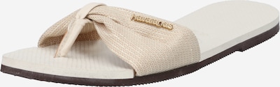 HAVAIANAS Zehentrenner 'HAV. YOU ST TROPEZ SHINE' in beige, Produktansicht