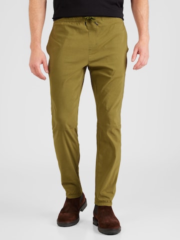 Tapered Pantaloni 'Kasper' di MAKIA in verde: frontale