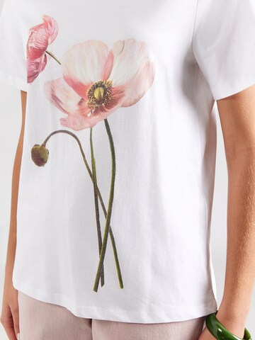 PIECES Tričko 'PCGURU' – bílá