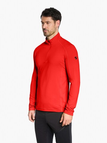ZIENER Athletic Sweatshirt 'JELANO-Z' in Red
