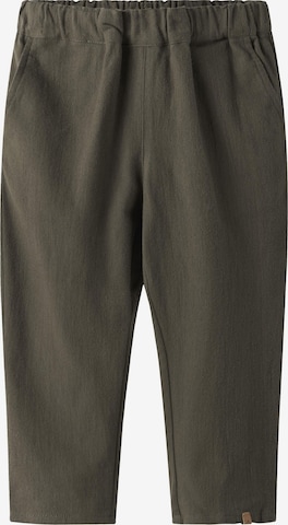 Lil'Atelier Regular Broek in Groen: voorkant