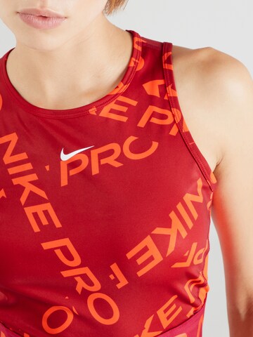 NIKE Top | rdeča barva