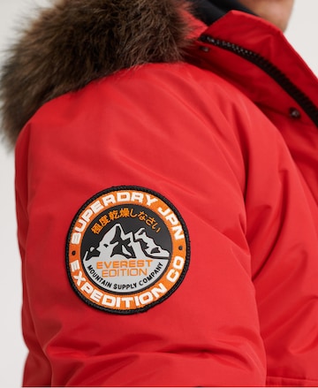 Superdry Winterjacke 'Everest' in Rot