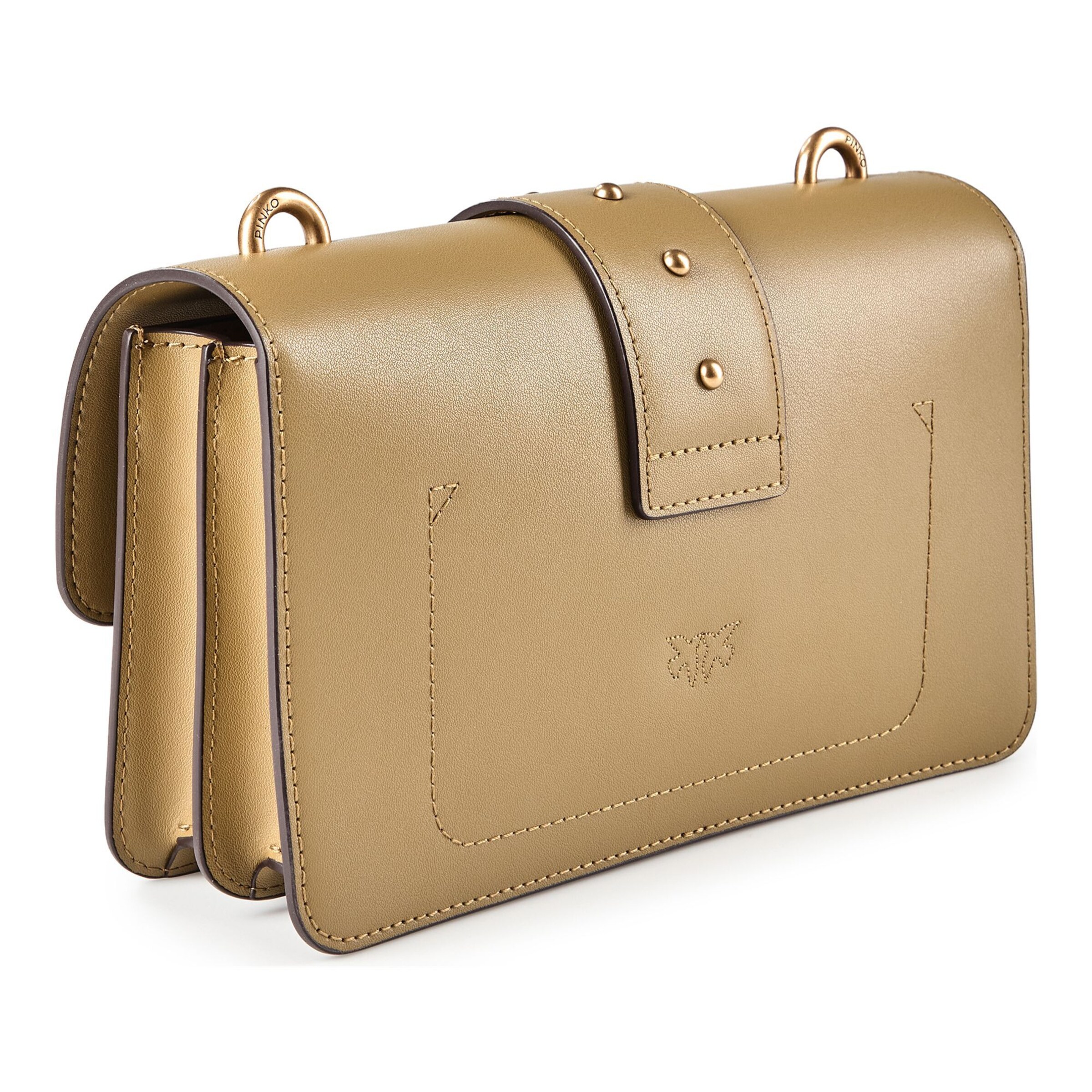Sac à bandoulière 'Love One ' PINKO en or