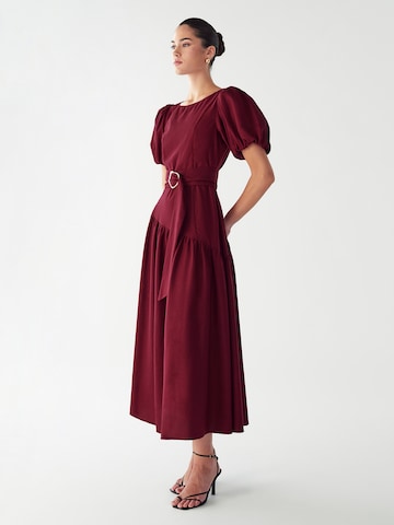 Willa Dress 'ELONA' in Red