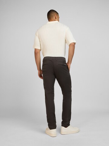 yazubi Slim fit Chino Pants 'Dustin' in Brown