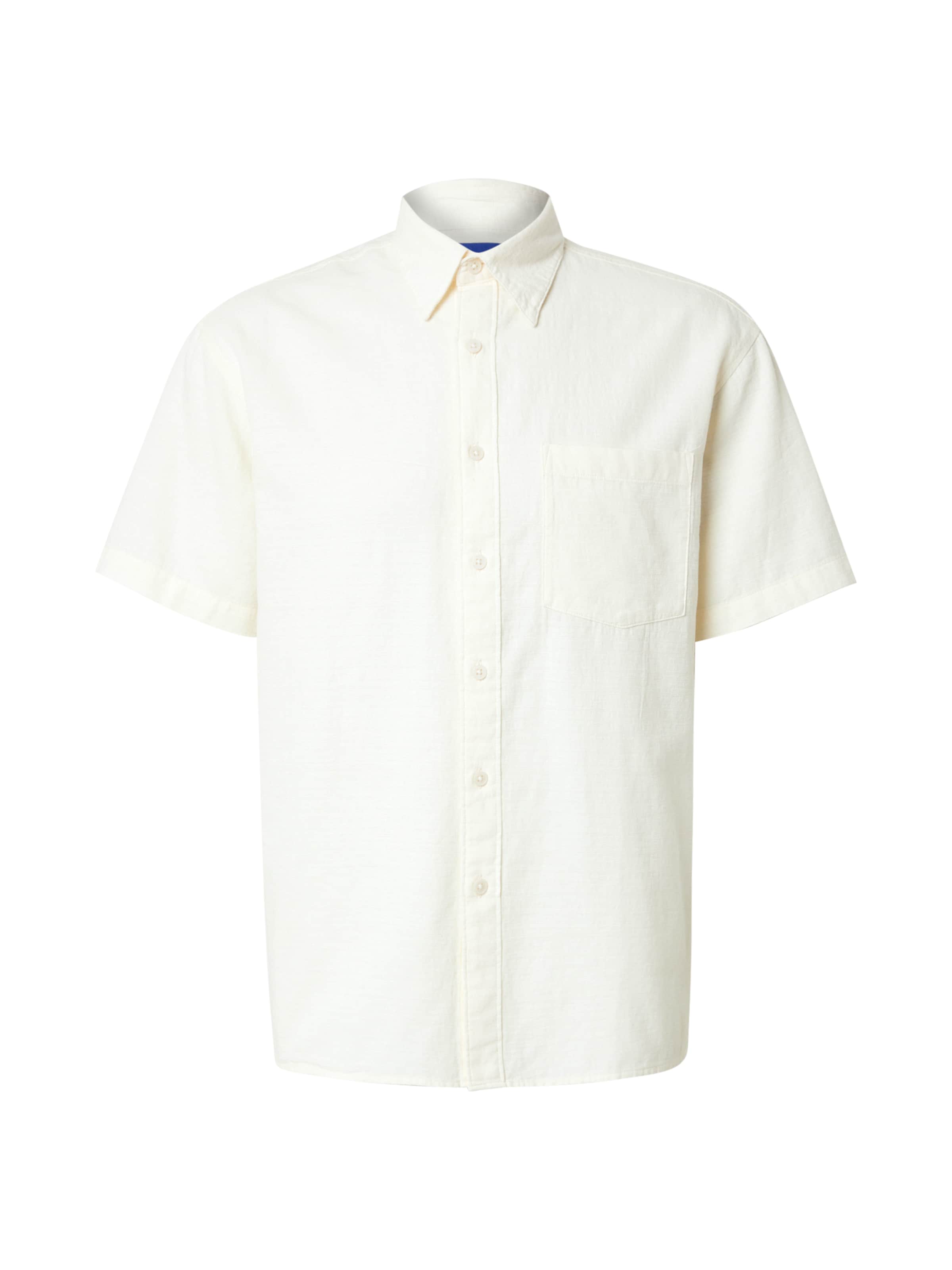 JACK & JONES Button Up Shirt 'JORALMERIA' in Wool white, Item view