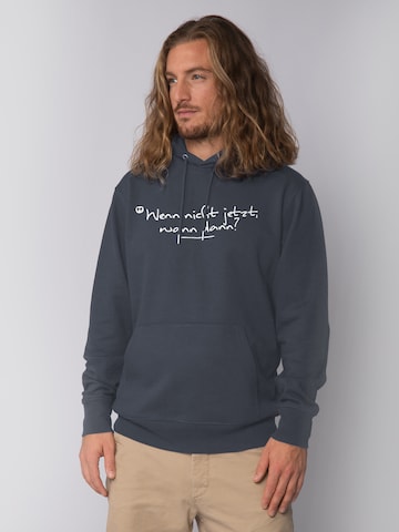 Watapparel Sweatshirt in Grijs: voorkant
