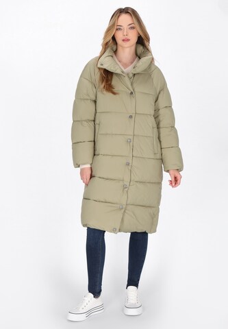 DreiMaster Maritim - Sobretudo de inverno em verde: frente