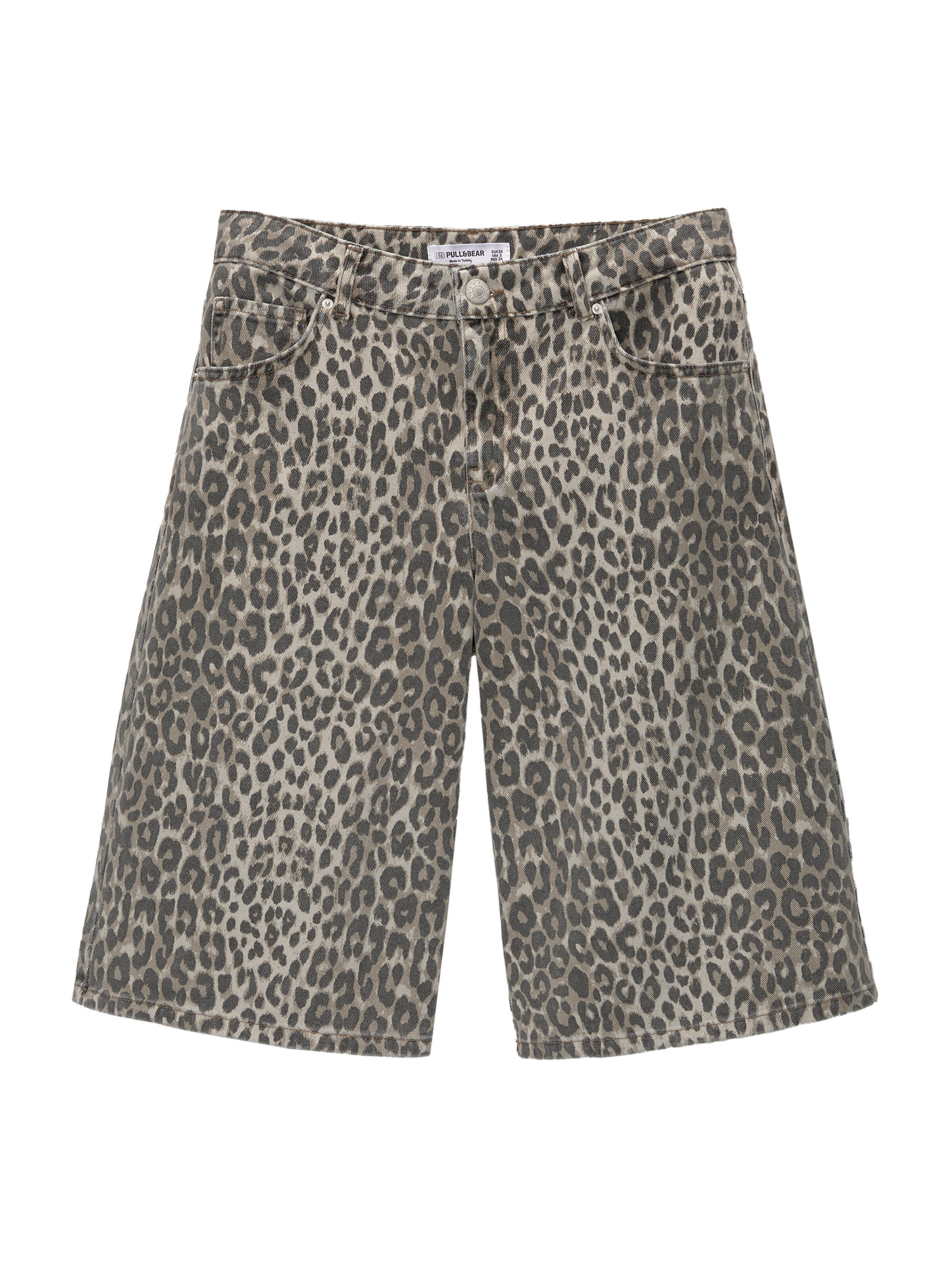 Pull&Bear Ohlapna forma Kavbojke | siva barva: sprednja stran