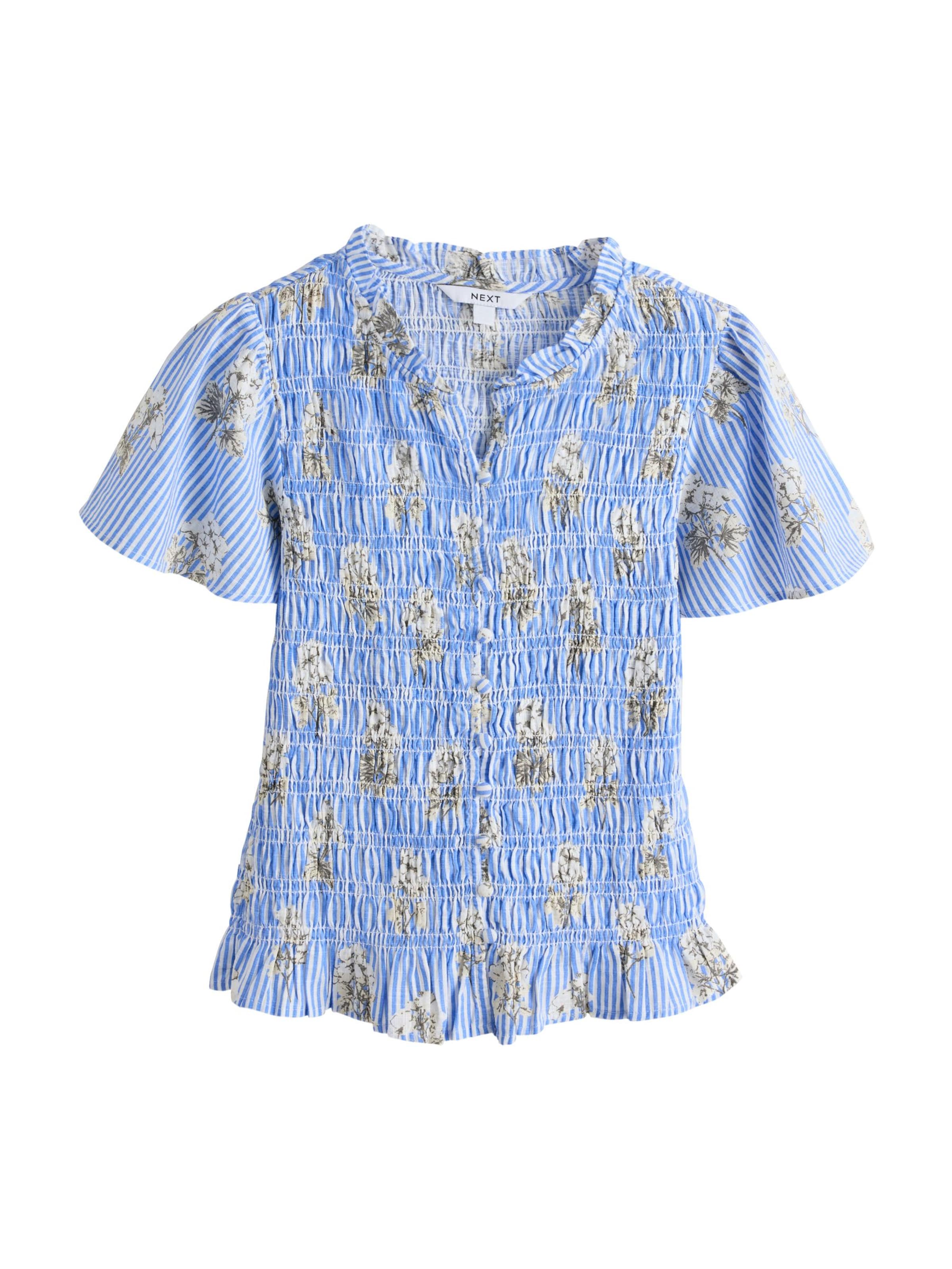 Next - Blusa en azul: frente