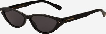 Lunettes de soleil Chiara Ferragni en noir : devant