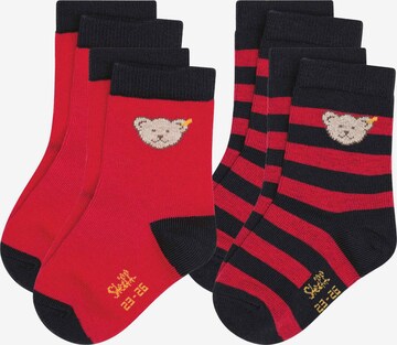 STEIFF Socks in Red: front