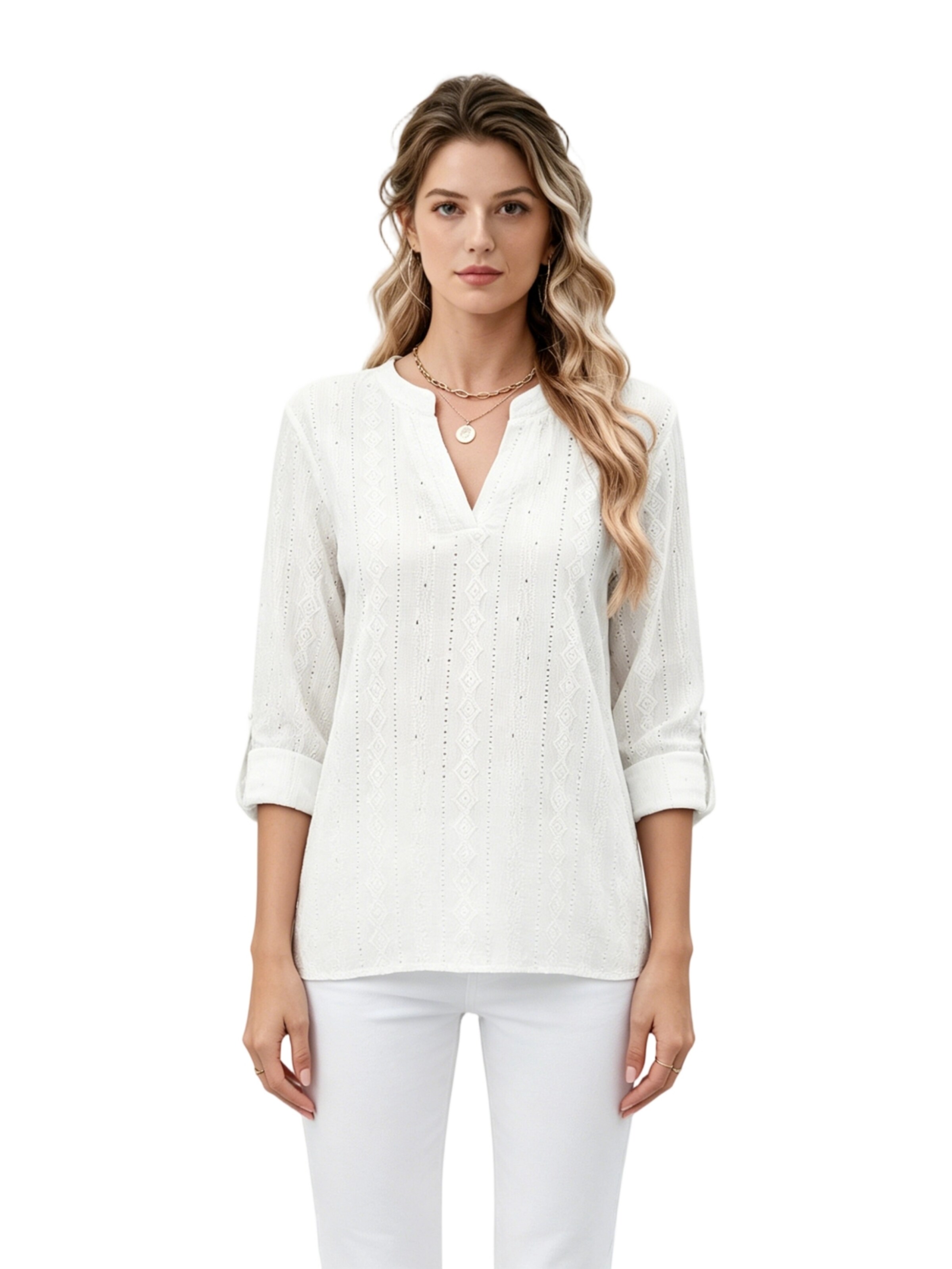 Yesfashion Bluse‌‌‌‌‌‌‌‌‌ in Weiß