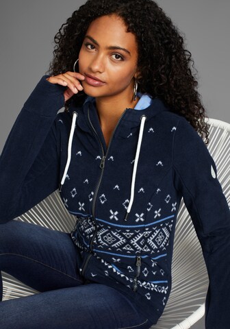 KangaROOS Fleecejacke in Blau